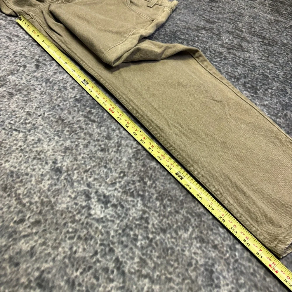 VTG Levi's 550 Orange Tab Jeans Relaxed Fit Mens 34x32 Tan 90s Made In USA